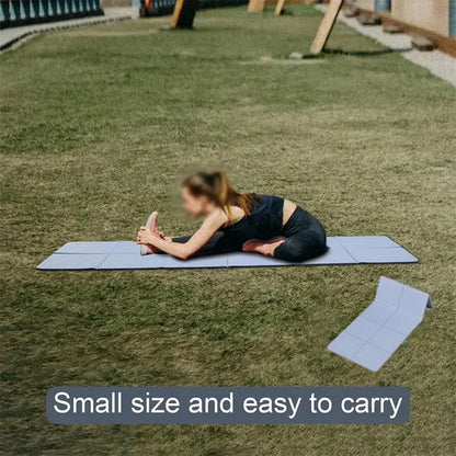 Home workout pilates lightweight foldable anti slip yoga mat