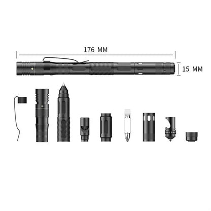 Tactical Pen with LED Flashlight