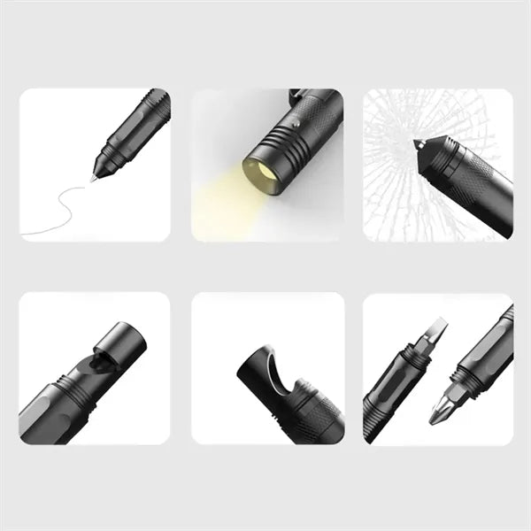 Tactical Pen with LED Flashlight
