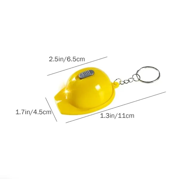 Custom Hard Hat Bottle Opener LED with Keychain