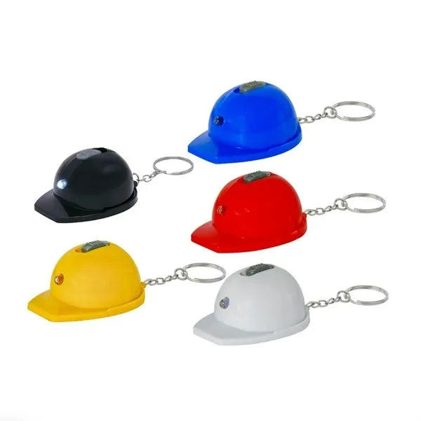 Custom Hard Hat Bottle Opener LED with Keychain