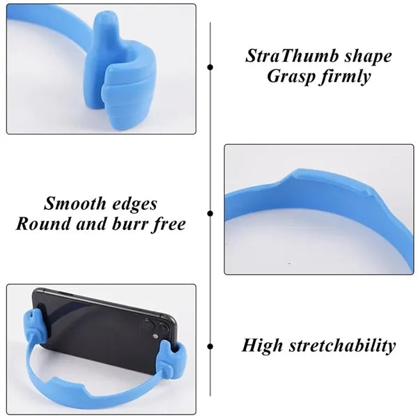 Thumbs Up Flexible Phone Stand for Desk or Promo Use