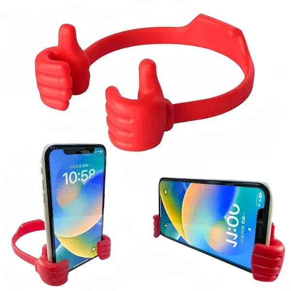 Thumbs Up Flexible Phone Stand for Desk or Promo Use