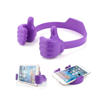 Thumbs Up Flexible Phone Stand for Desk or Promo Use