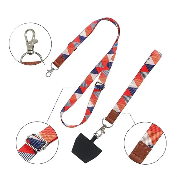 Phone Lanyard Strap with Patch
