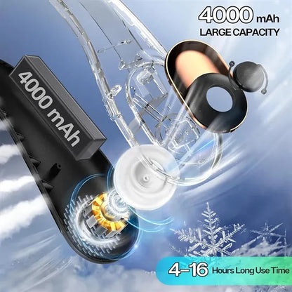 Portable Bladeless Neck Fans with LED Display