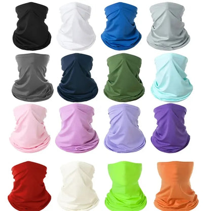 Cycling Cool Neck Mask Outdoor Summer Half Face Scarf
