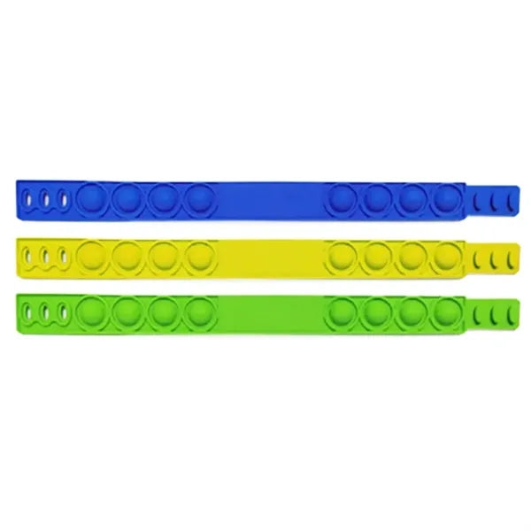 Silicone Fidget Pop Bracelet Wristband