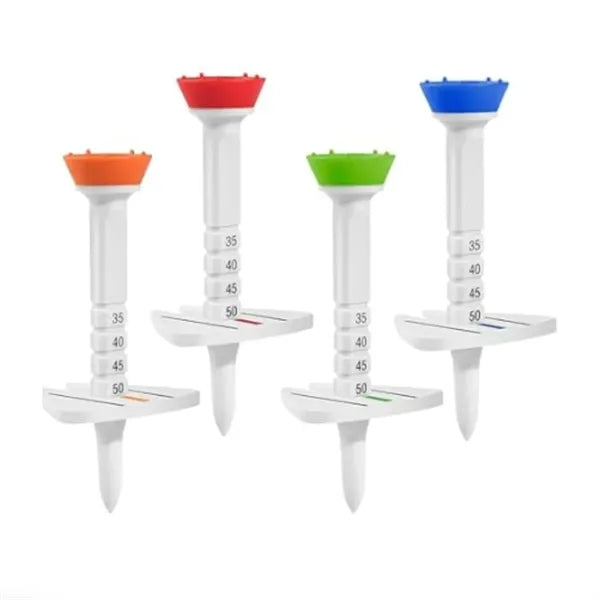 Adjustable Height Golf Tees with Marker Practice
