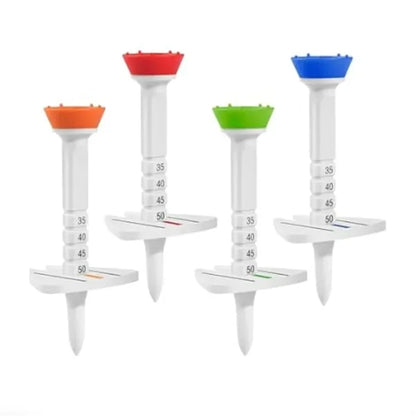 Adjustable Height Golf Tees with Marker Practice