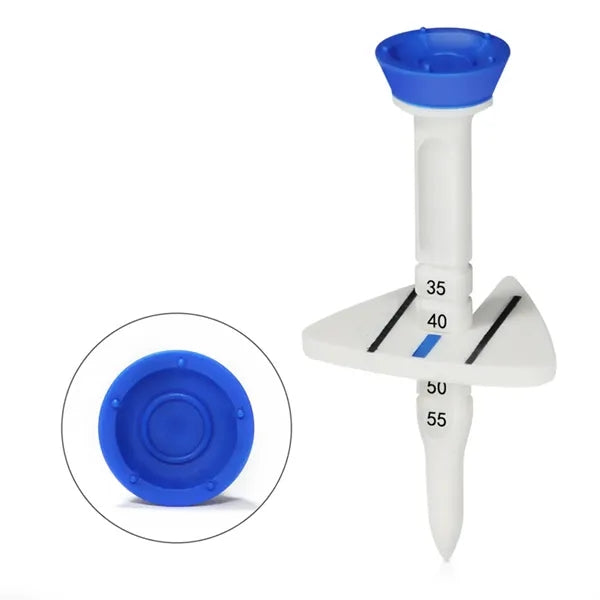 Adjustable Height Golf Tees with Marker Practice