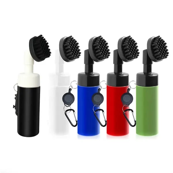 Golf Club Cleaner Brush with Spray Bottle Portable