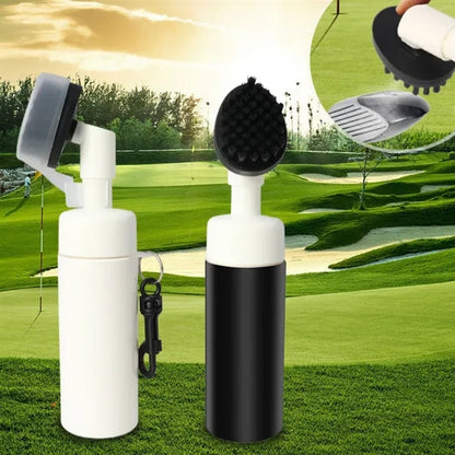 Golf Club Cleaner Brush with Spray Bottle Portable