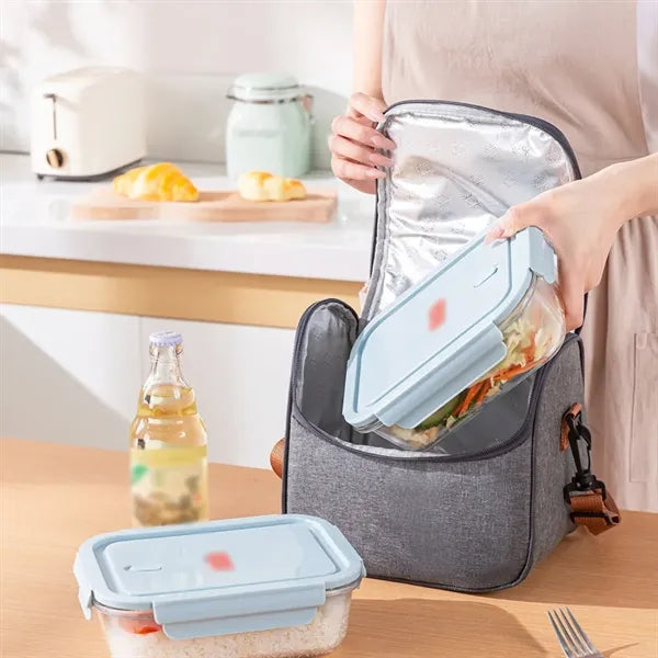 Portable office picnic travel cooler insulated lunch bag