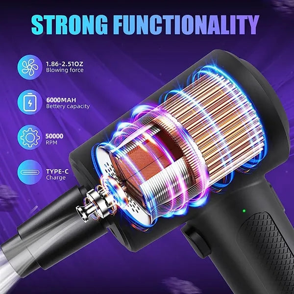 Electric Air Duster Cordless Blower Kit
