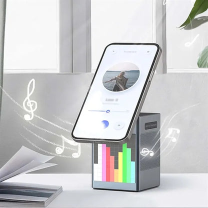 6 in 1 office bedroom gift speaker wireless charging station