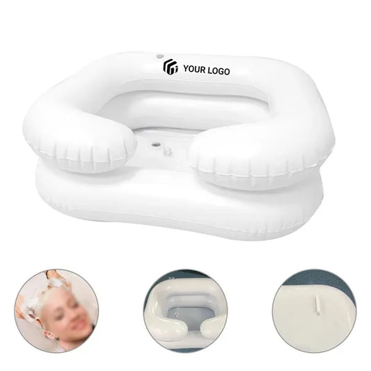 Durable portable inflatable shampoo bowl hair washing basin