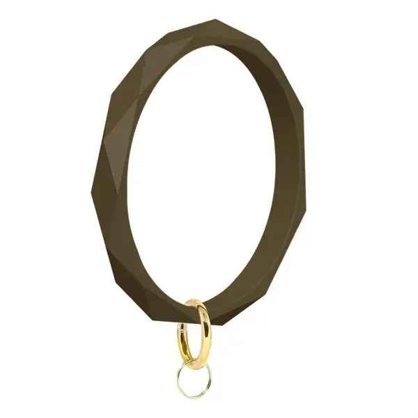 Silicone Bracelet Wristlet Keychain