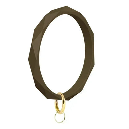 Silicone Bracelet Wristlet Keychain
