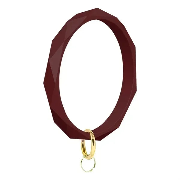 Silicone Bracelet Wristlet Keychain