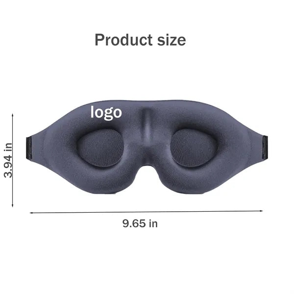 3D Sleeping Mask Soft Breathable Eye Cover