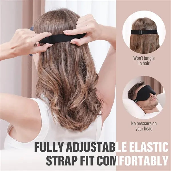 3D Sleeping Mask Soft Breathable Eye Cover