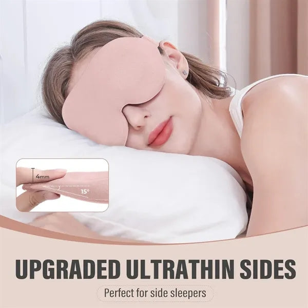 3D Sleeping Mask Soft Breathable Eye Cover