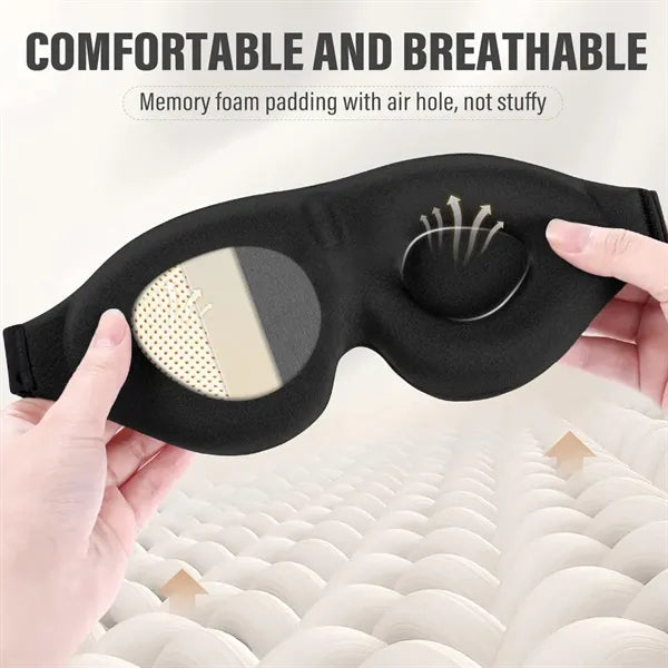 3D Sleeping Mask Soft Breathable Eye Cover