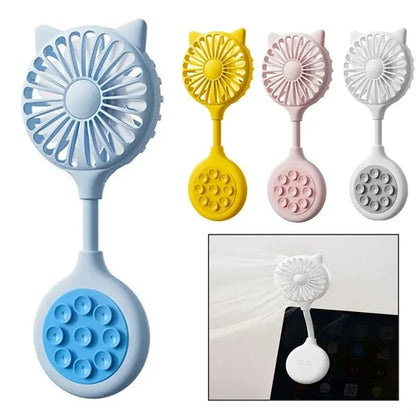 Suction Mini USB Desktop Portable Foldable Fan