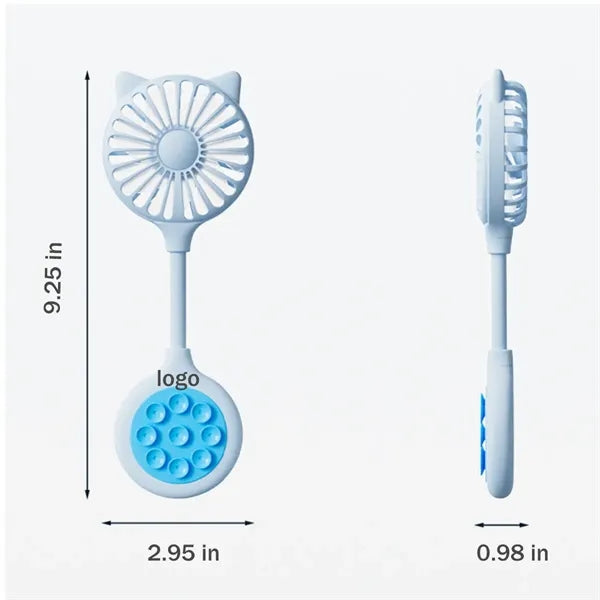 Suction Mini USB Desktop Portable Foldable Fan