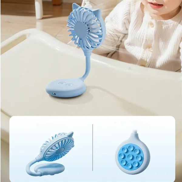 Suction Mini USB Desktop Portable Foldable Fan