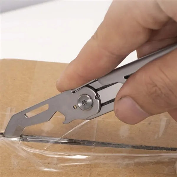Multifunctional portable pocket bottle opener folding knife