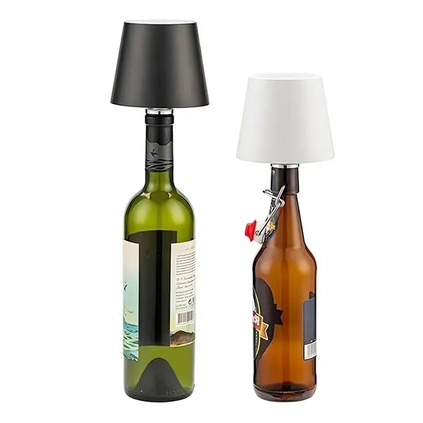 Embedded LED Wine Bottle Table Lamp