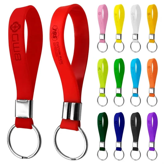Customized Silicone Wristband Keychain