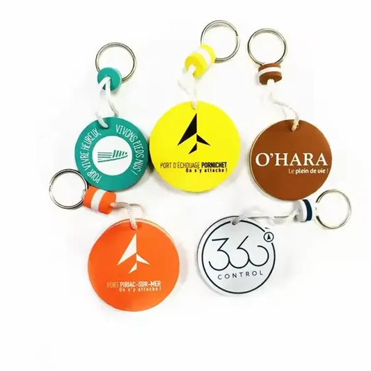 Custom Eva Round Foam Floating Keychain