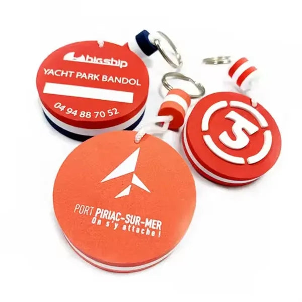 Custom Eva Round Foam Floating Keychain