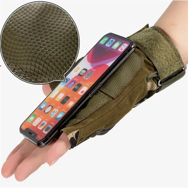 Half Finger Tactical Sports Non Slip Gloves