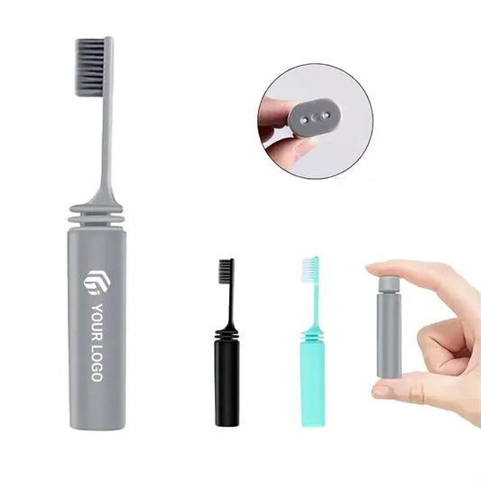 Mini portable durable soft folding travel toothbrush