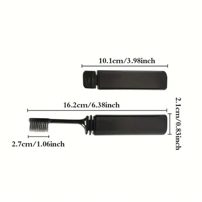 Mini portable durable soft folding travel toothbrush
