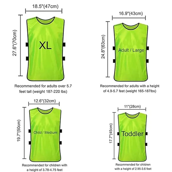 Basketball and Football Training Vests