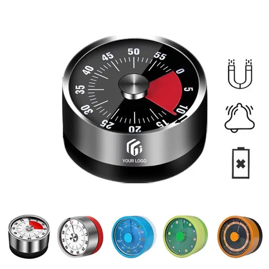 Kitchen school magnetic stainless steel mechanical timer
