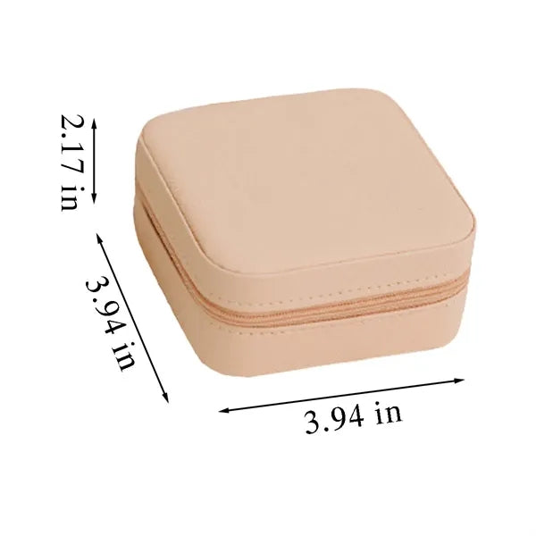 Durable portable jewelry travel case storage organizer
