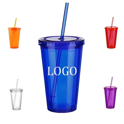 EcoFriendly Upgraded Double Wall Plastic Tumbler