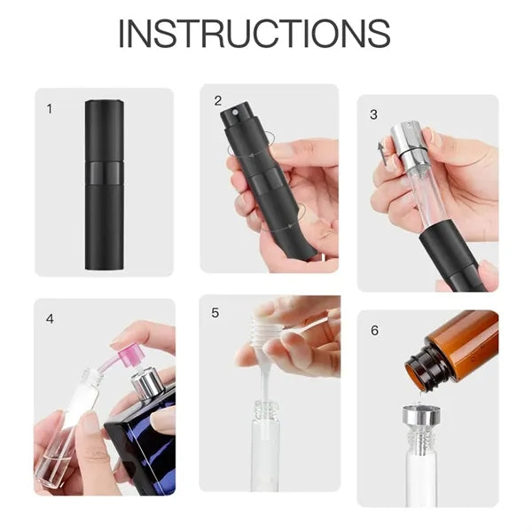 8ML Atomizer Perfume Spray Bottle Empty Dispenser