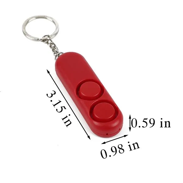 Portable loud siren personal safety alarm with key chain