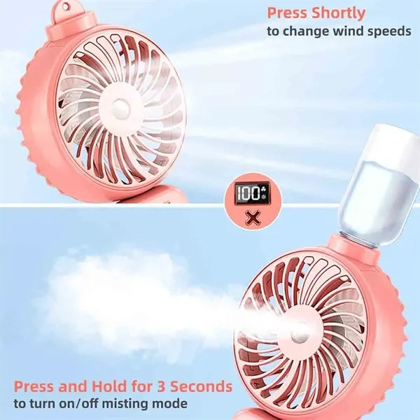 Rechargeable Spray Mist Fan
