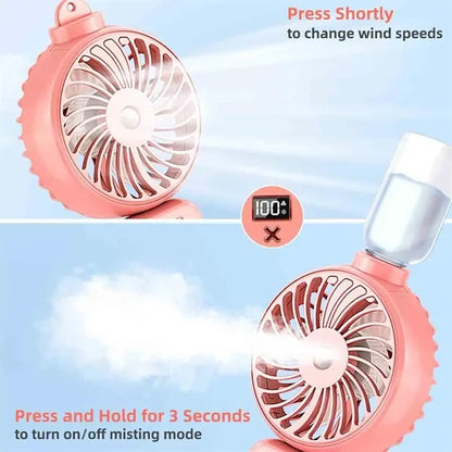 Rechargeable Spray Mist Fan