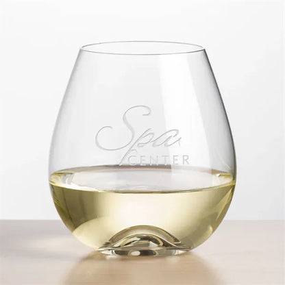 Boston Stemless Wine - Deep Etch
