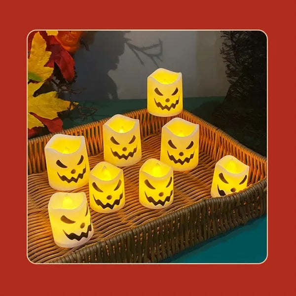 Color Changing LED Gift Tealight Halloween Flameless Candles