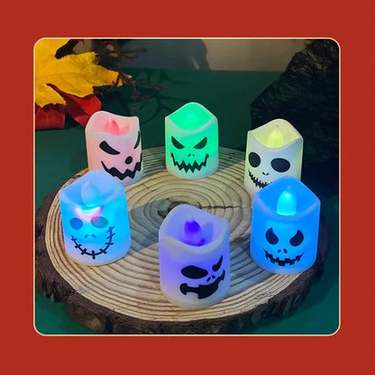 Color Changing LED Gift Tealight Halloween Flameless Candles